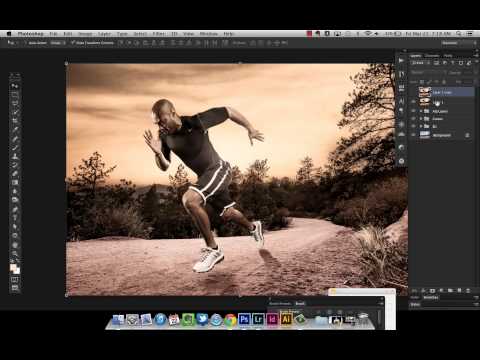 Create a Sports Photo Composite - The Sports Design Blog